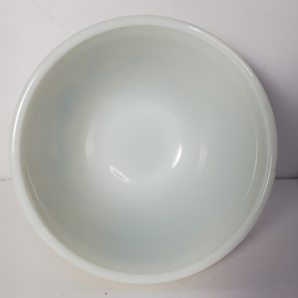 VINTAGE Pyrex Homestead 401 Mixing Bowl 750 ml Speckled Tan Blue - Picture 3 of 5